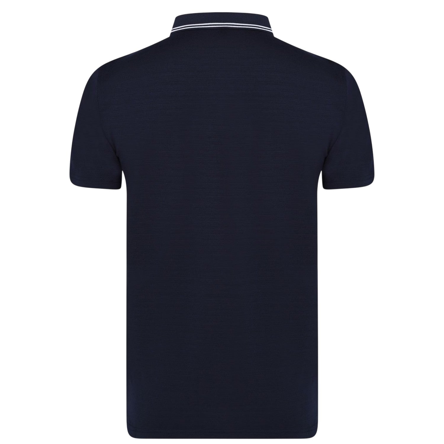 Navy Marl - Back - Calvin Klein Mens Broadway Polo Shirt