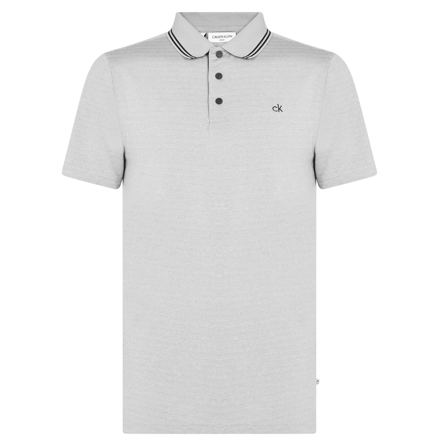 Silver - Front - Calvin Klein Mens Broadway Polo Shirt