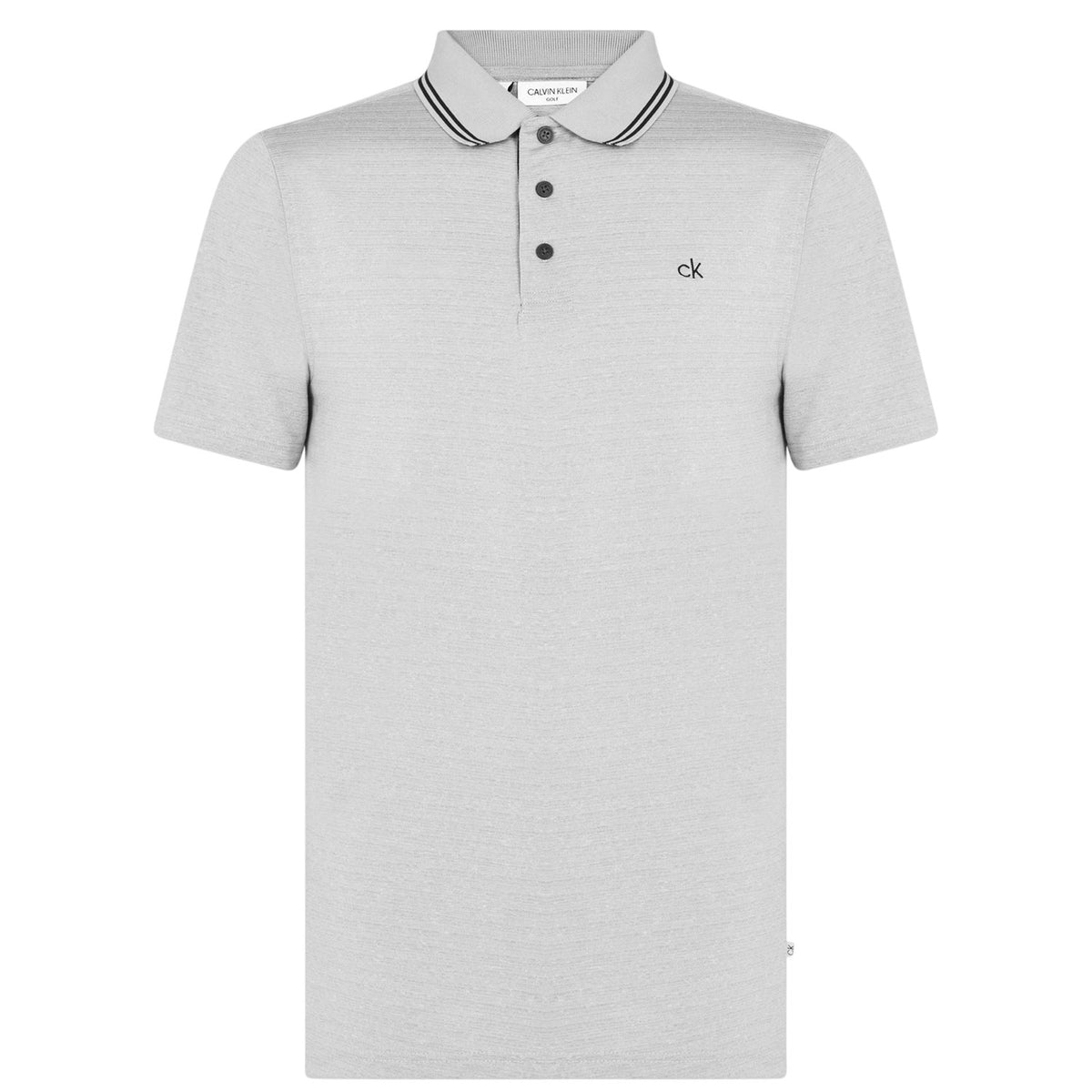 Silver - Front - Calvin Klein Mens Broadway Polo Shirt