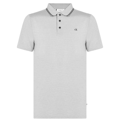 Silver - Front - Calvin Klein Mens Broadway Polo Shirt