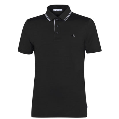 Black - Front - Calvin Klein Mens Broadway Polo Shirt