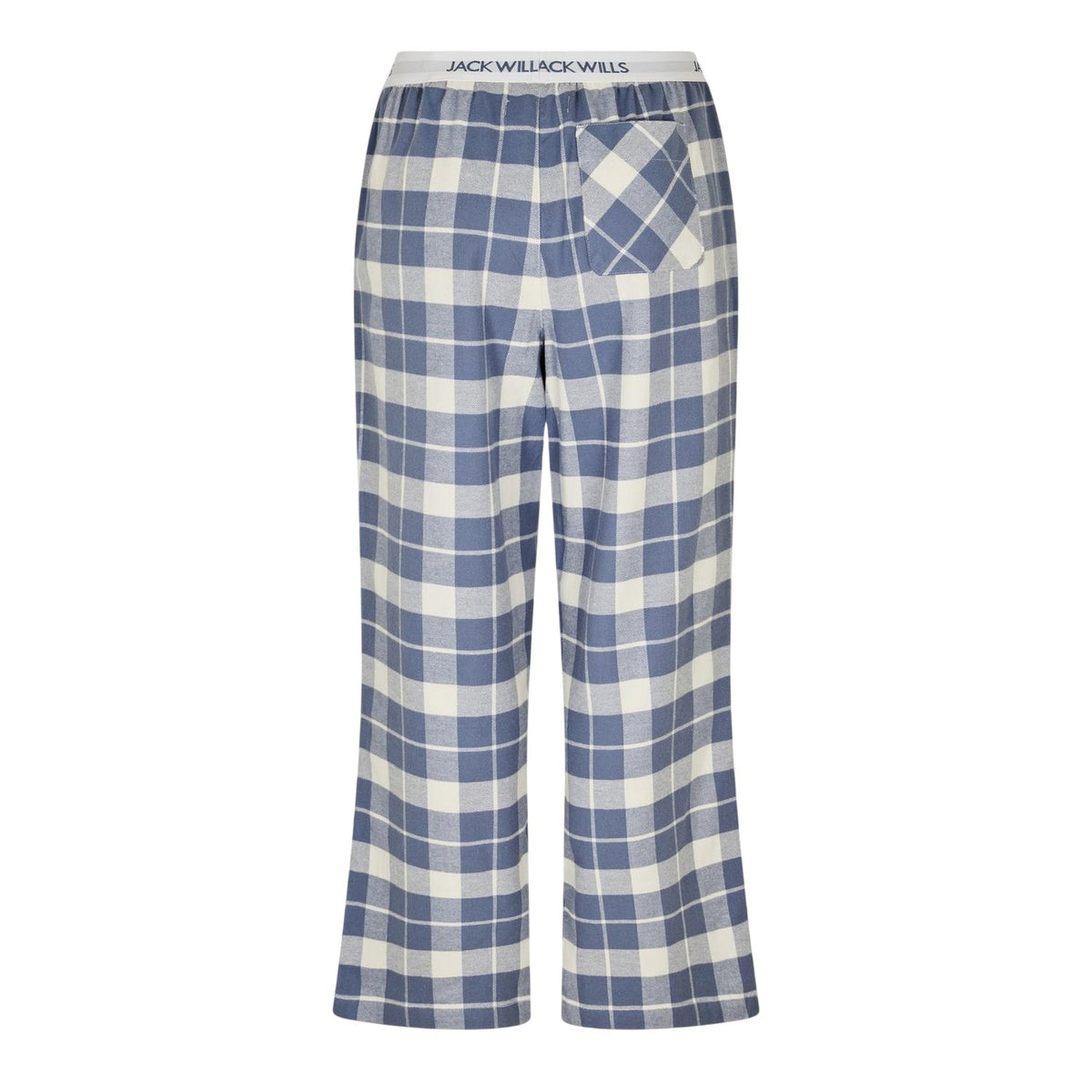 Folkstone - Back - Jack Wills Womens-Ladies Flannel Checked Pyjama Bottoms