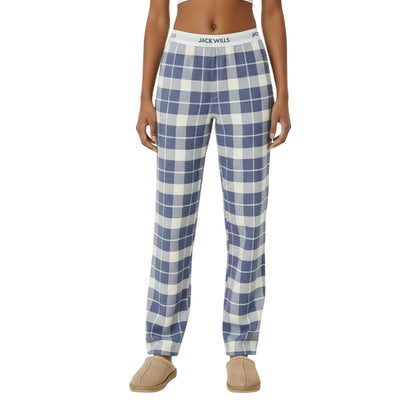 Folkstone - Side - Jack Wills Womens-Ladies Flannel Checked Pyjama Bottoms