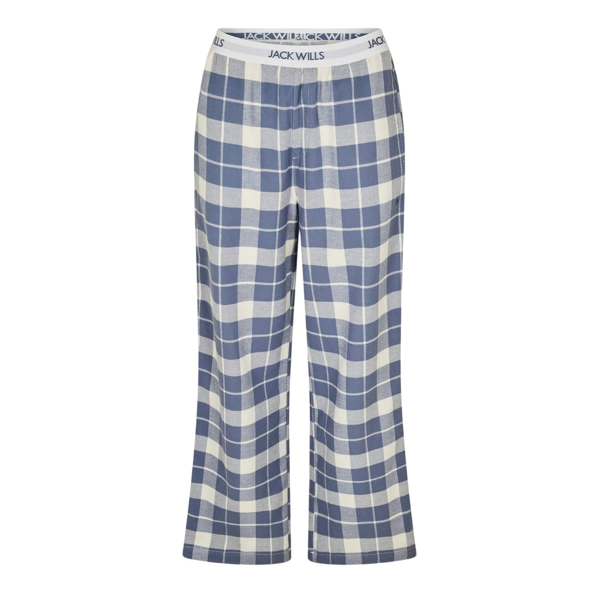 Folkstone - Front - Jack Wills Womens-Ladies Flannel Checked Pyjama Bottoms