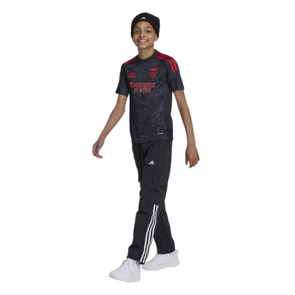 Black - Lifestyle - SL Benfica Childrens-Kids Adidas Away Shirt
