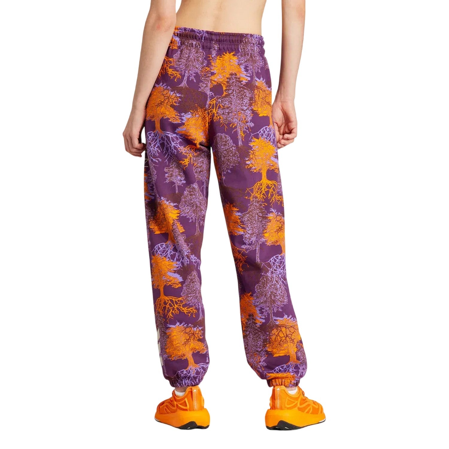 Brown - Back - Adidas Womens-Ladies Stella McCartney Regular Joggers