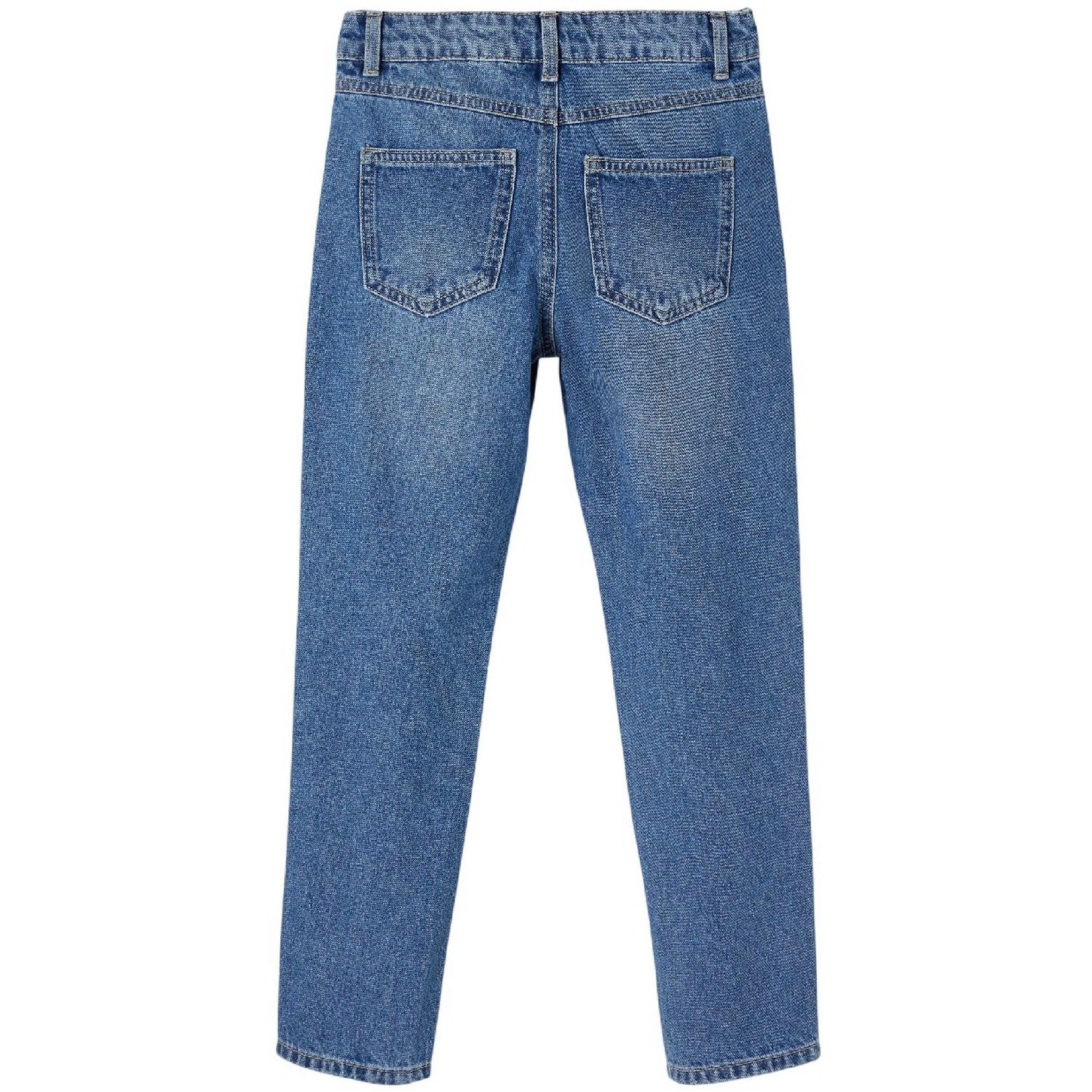 Blue - Back - Name It Girls Relaxed Mom Jeans