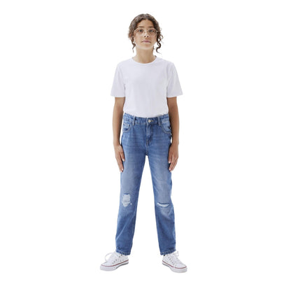 Blue - Pack Shot - Name It Girls Relaxed Mom Jeans