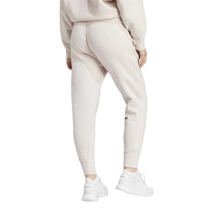 Mauve - Back - Adidas Womens-Ladies Z.N.E. Tapered Regular Joggers