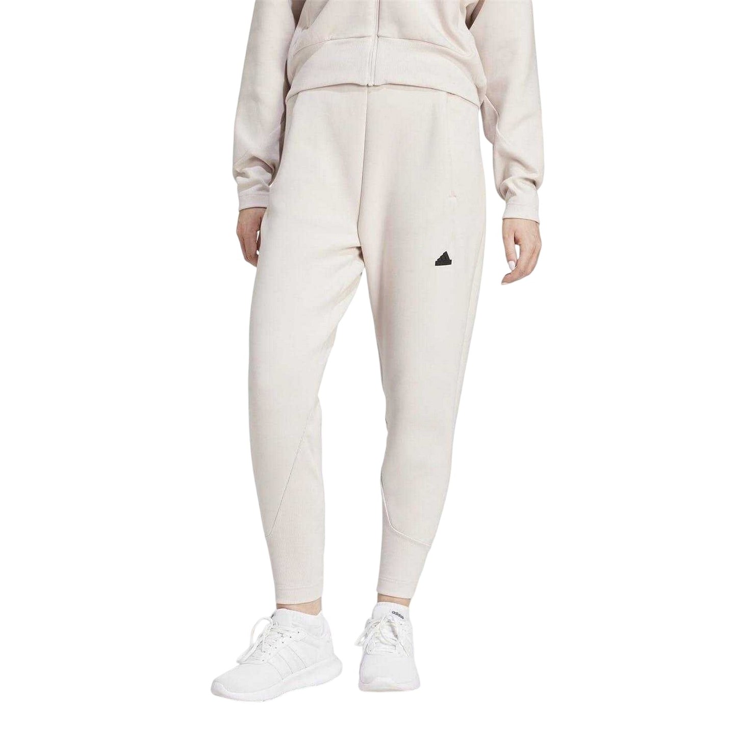 Mauve - Side - Adidas Womens-Ladies Z.N.E. Tapered Regular Joggers