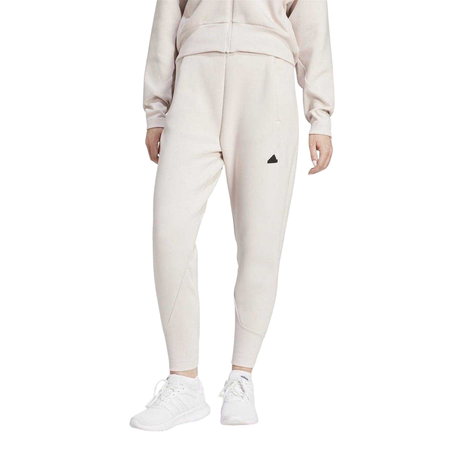 Mauve - Side - Adidas Womens-Ladies Z.N.E. Tapered Regular Joggers
