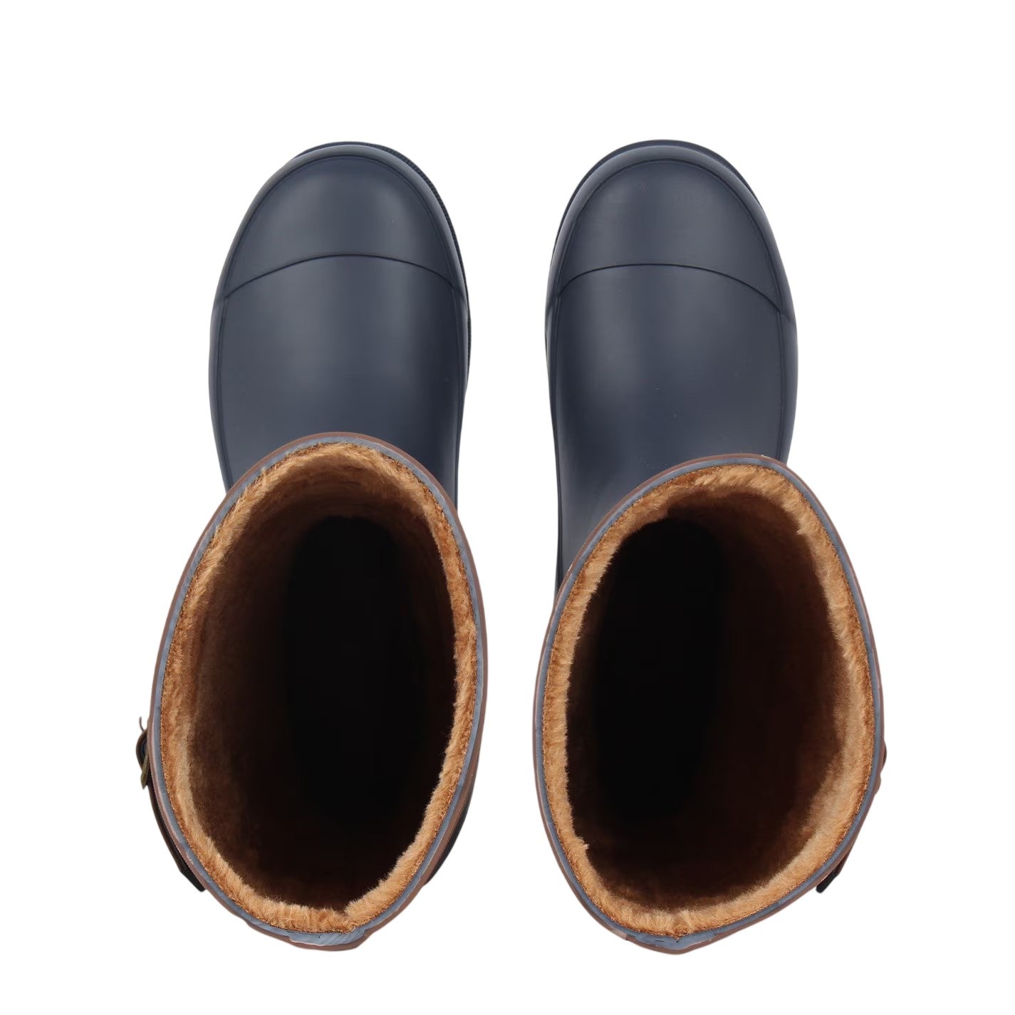 Navy - Lifestyle - Gelert Womens-Ladies Faux Fur Lined Wellington Boots