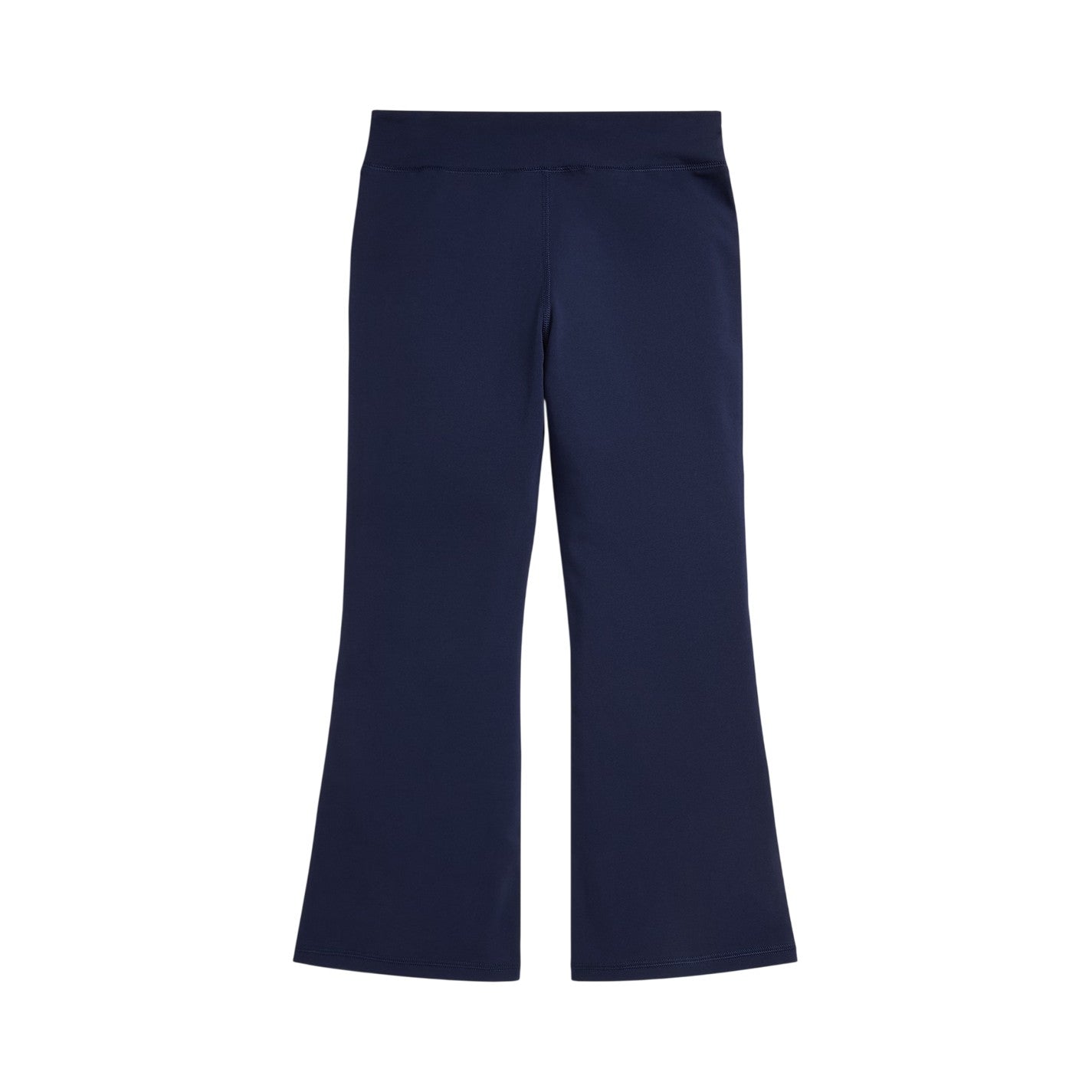 Navy - Back - Ralph Lauren Childrens-Kids Embroidered Logo Flared Leggings