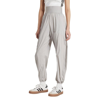 Grey - Pack Shot - Adidas Womens-Ladies Originals Fleece Joggers