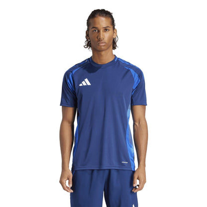 Navy Blue - Side - Adidas Mens Tiro 24 Competition Logo Jersey
