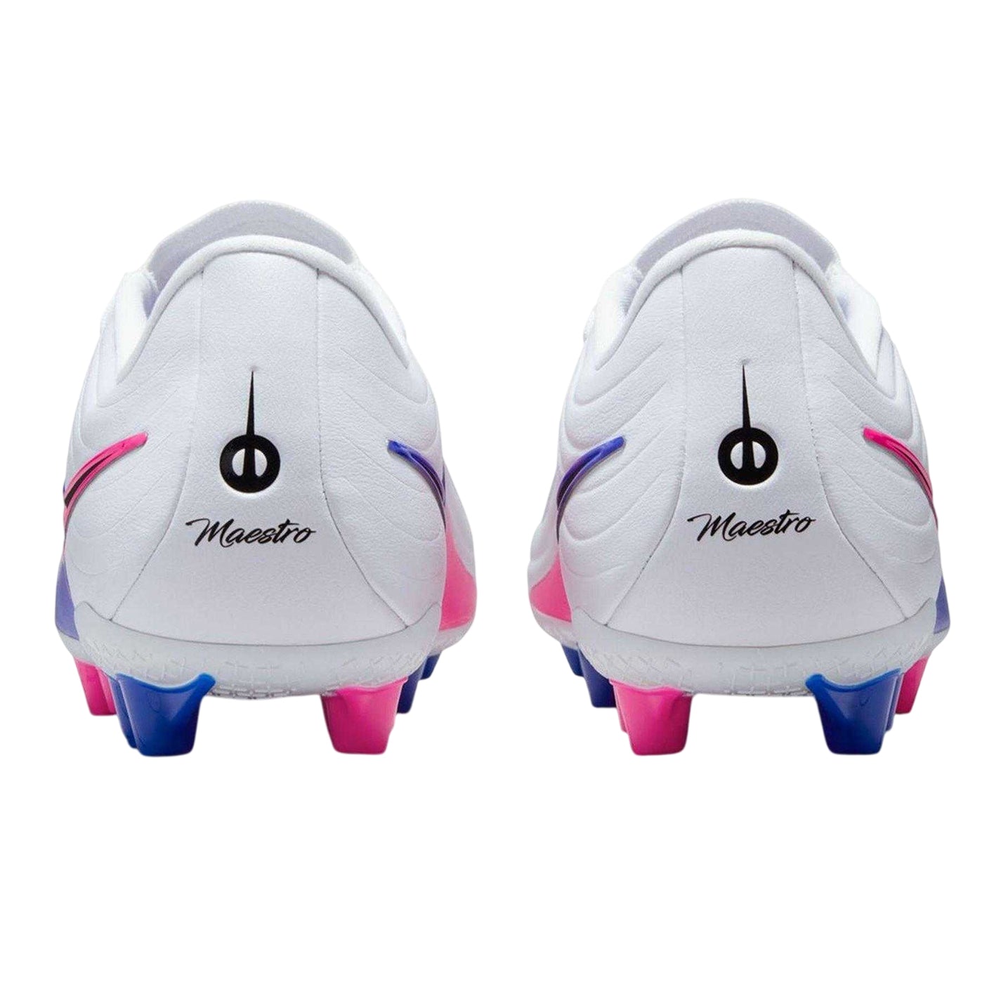 Blue-White-Pink - Back - Nike Mens Tiempo Maestro Academy Firm Ground Football Boots