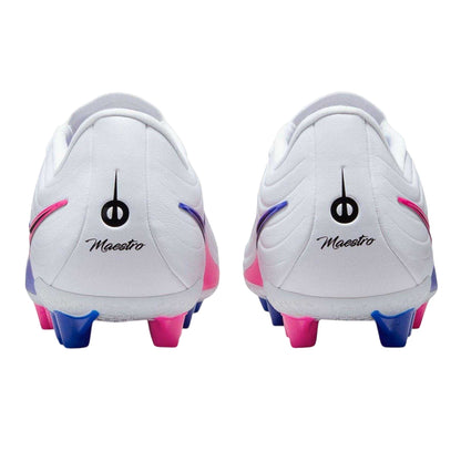 Blue-White-Pink - Back - Nike Mens Tiempo Maestro Academy Firm Ground Football Boots