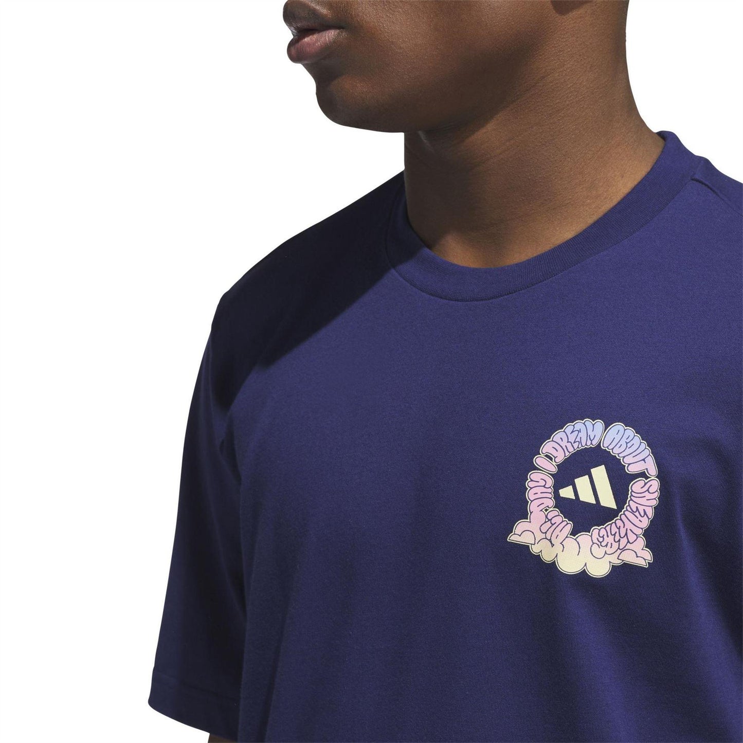 Dark Blue - Side - Adidas Mens Cityscape T-Shirt