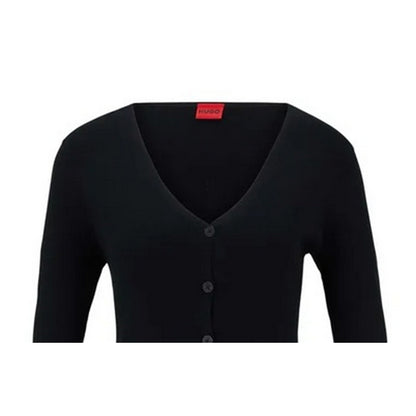 Black - Back - Hugo Womens-Ladies Sanderin Cardigan