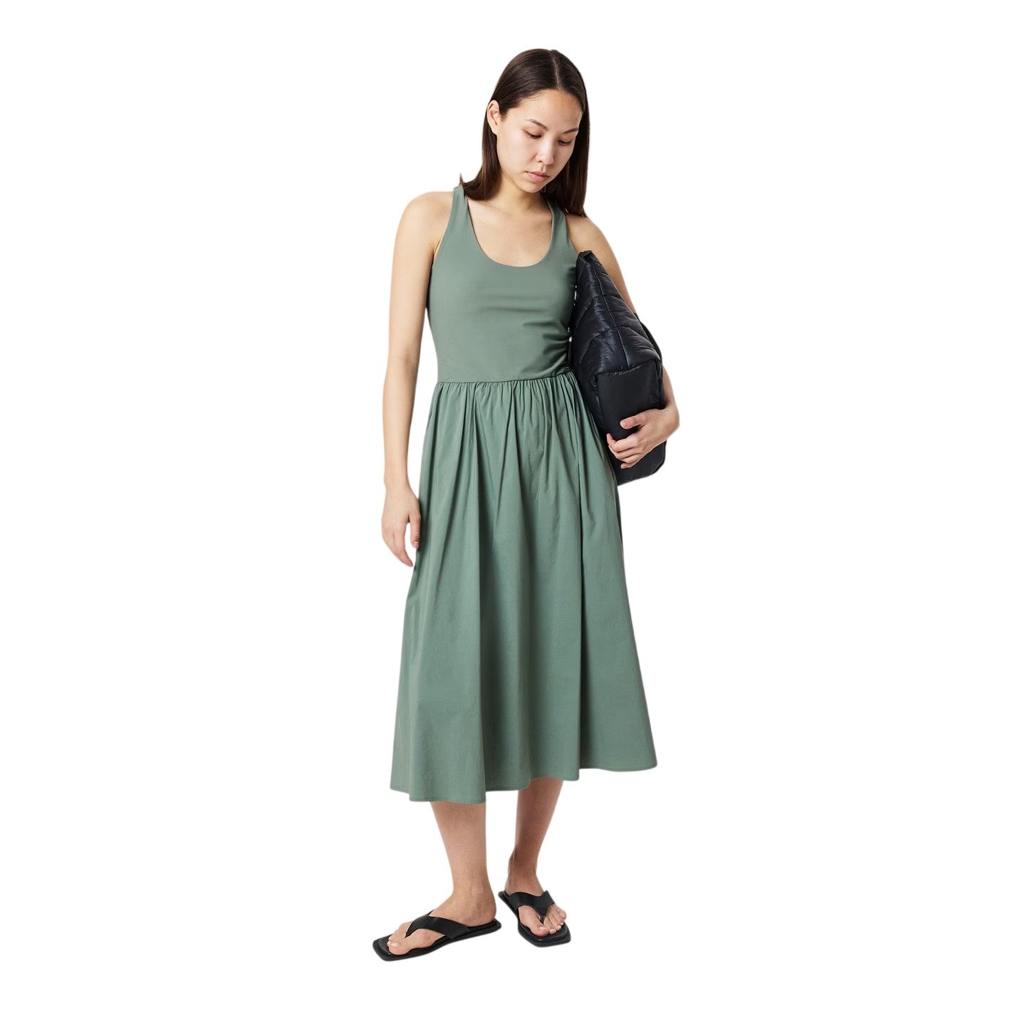 Green Willow - Lifestyle - Sweaty Betty Womens-Ladies Scoop Neck Midi Dress
