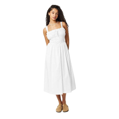 White - Lifestyle - Jack Wills Womens-Ladies A-line Midi Dress