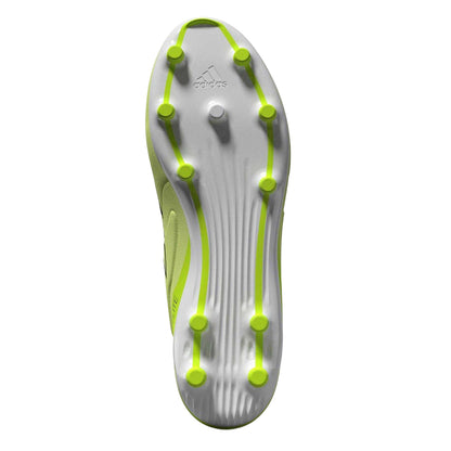 Yellow - Side - Adidas Mens RS15 Soft Ground Synthetic Cleated Flexible Ground Football Boots
