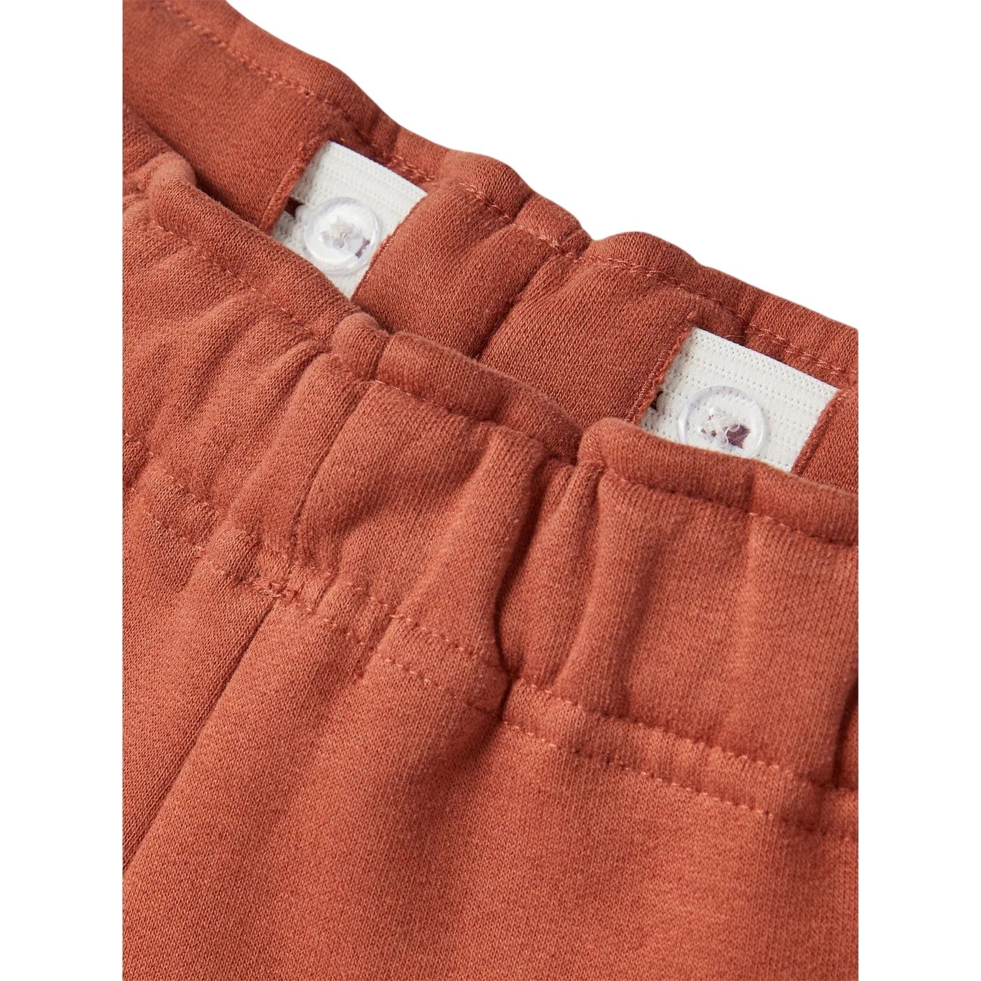 Yellow - Side - Name It Childrens-Kids Elasticated Cuff Relaxed Fit Joggers