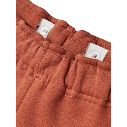 Yellow - Side - Name It Childrens-Kids Elasticated Cuff Relaxed Fit Joggers