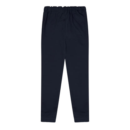 Dark Sapphire - Back - Name It Childrens-Kids Elasticated Cuff Relaxed Fit Joggers