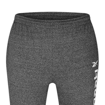 Black Melange - Side - Reebok Childrens-Kids Classic Fleece Joggers