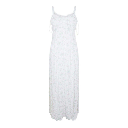 White - Front - Jack Wills Womens-Ladies Square Neck Midi Dress
