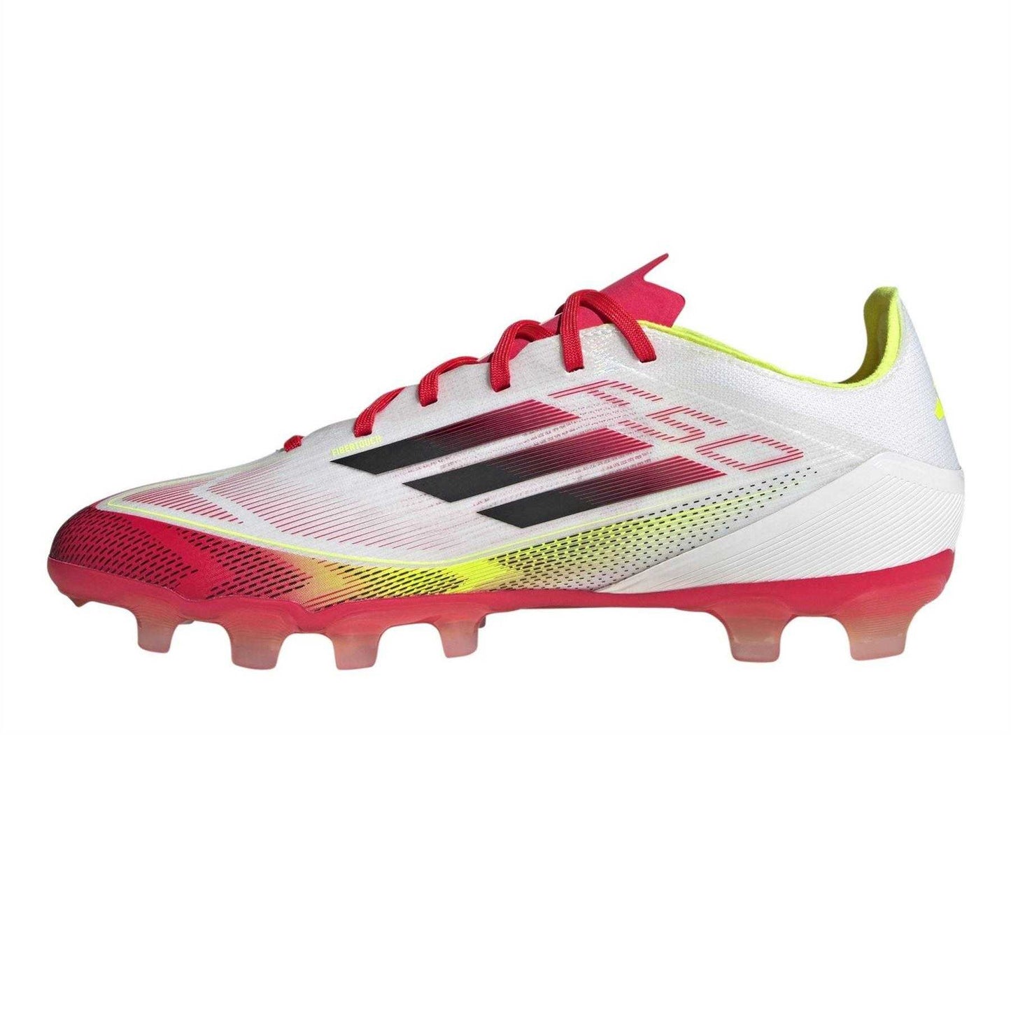 White - Side - Adidas Mens F50 Pro Firm Ground Football Boots