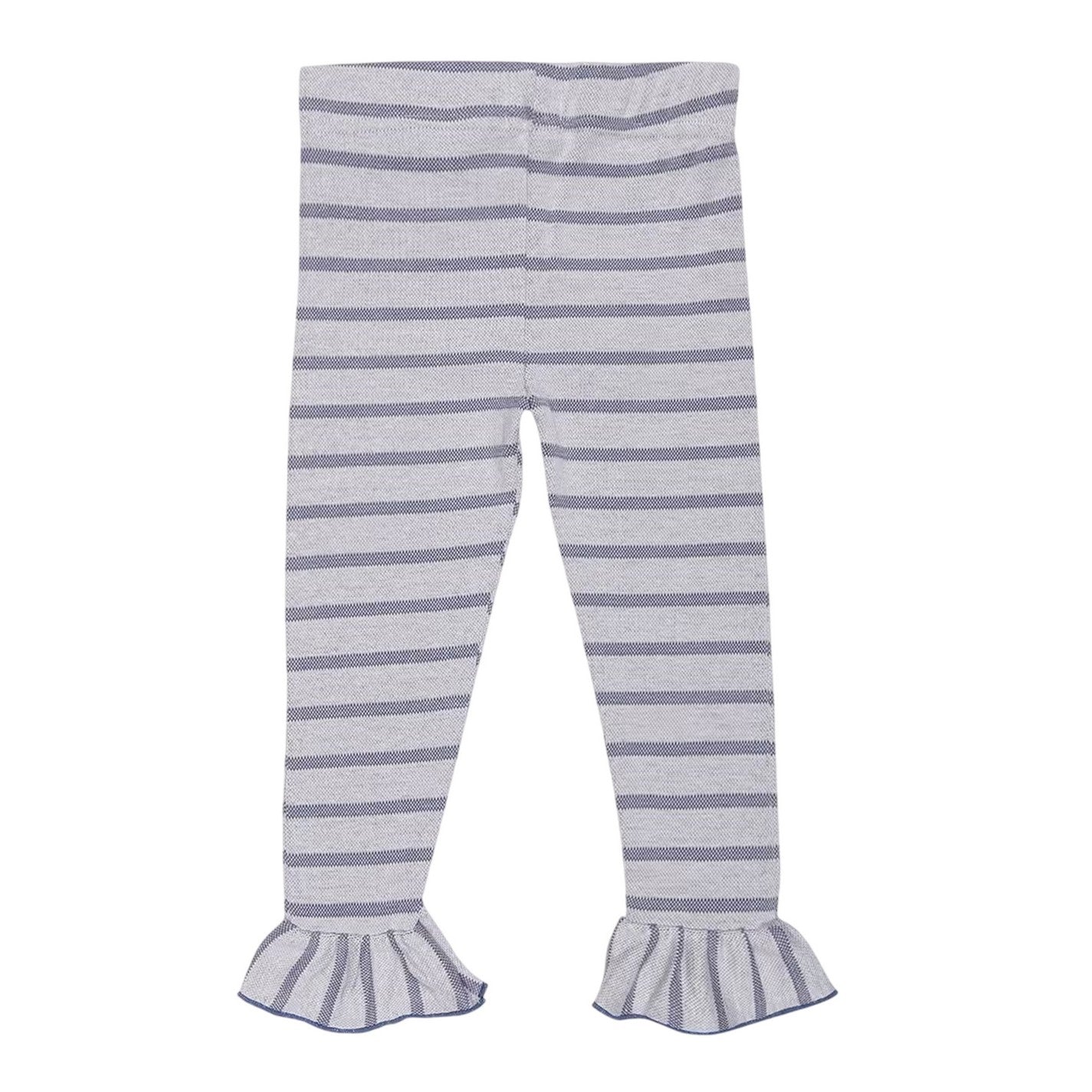 Multicoloured - Back - Lilly & Sid Girls Stripe Leggings