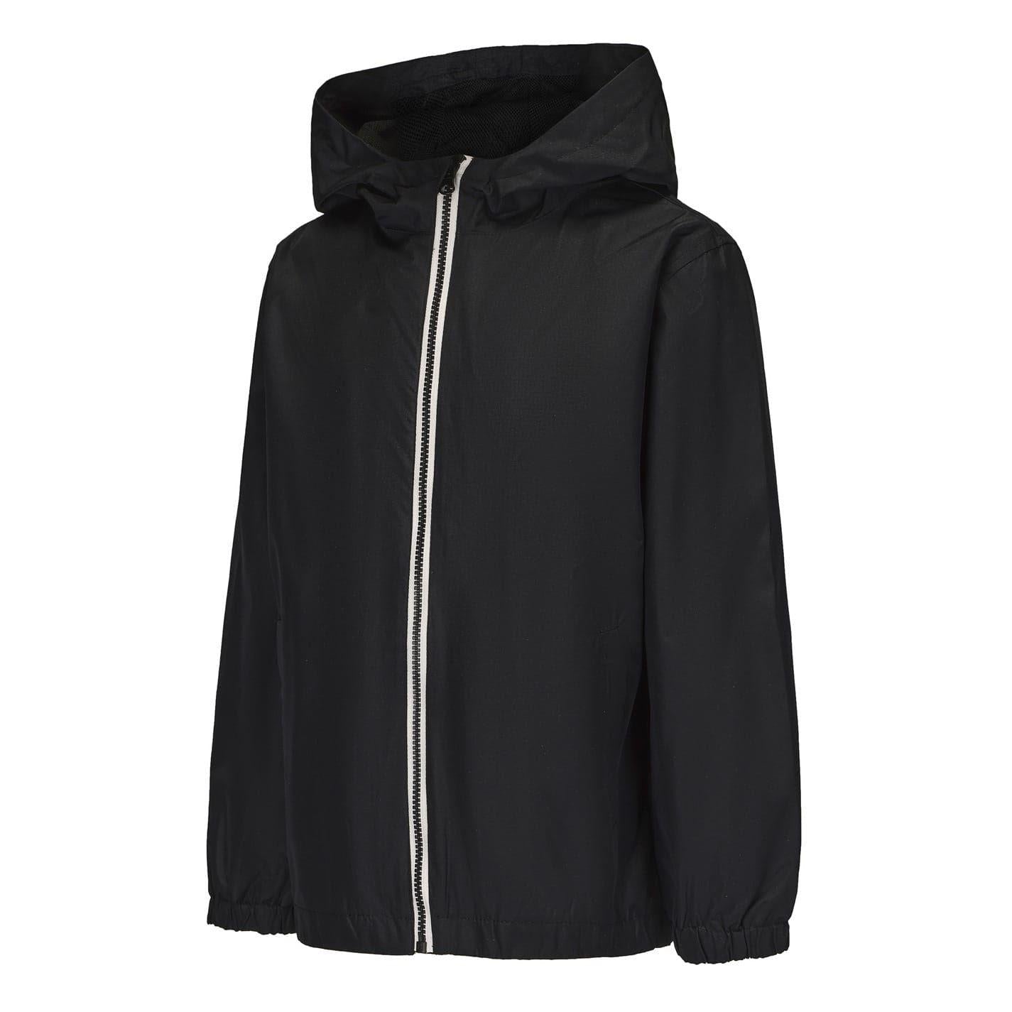 Black - Side - Gelert Childrens-Kids Relaxed Fit Windbreaker