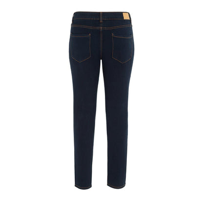 Night Blue - Back - Firetrap Womens-Ladies Mid Rise Skinny Jeans