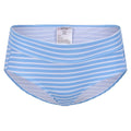 Blue-White - Front - Regatta Womens-Ladies Paloma Striped Swim Briefs