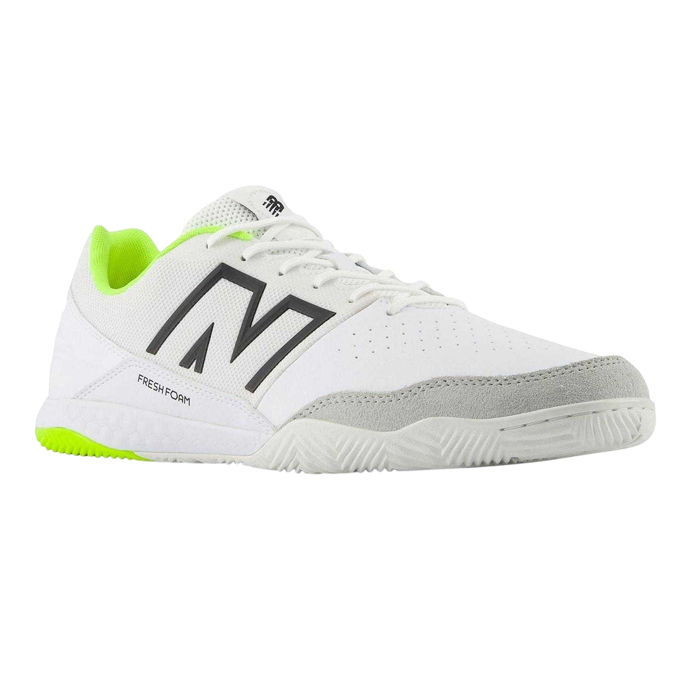 White - Pack Shot - New Balance Unisex Adult Audazo Pro IN V6 Indoor Football Shoes