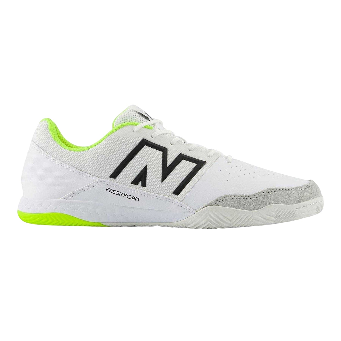 White - Front - New Balance Unisex Adult Audazo Pro IN V6 Indoor Football Shoes