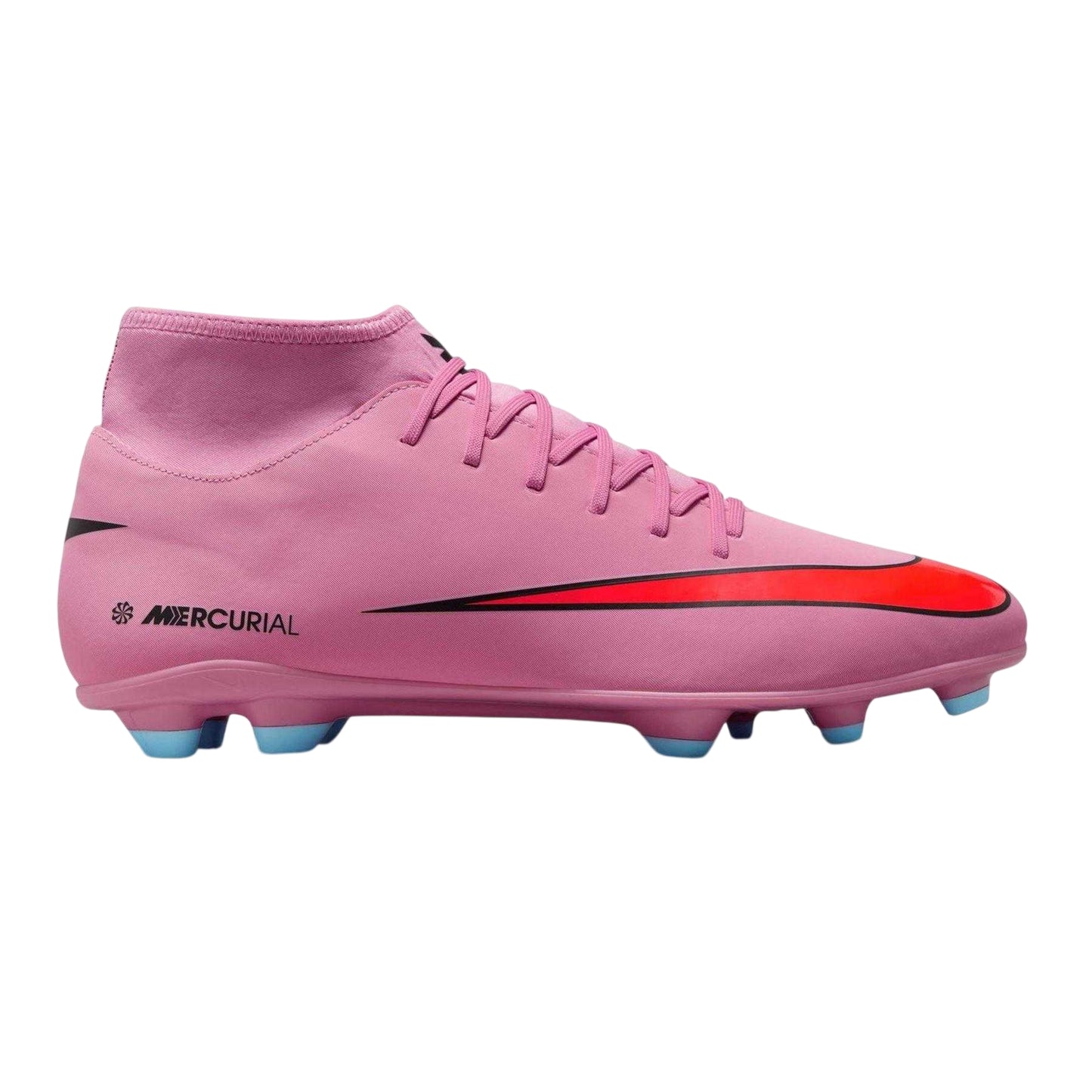 Flamingo Pink - Front - Nike Mens Mercurial Football Boots
