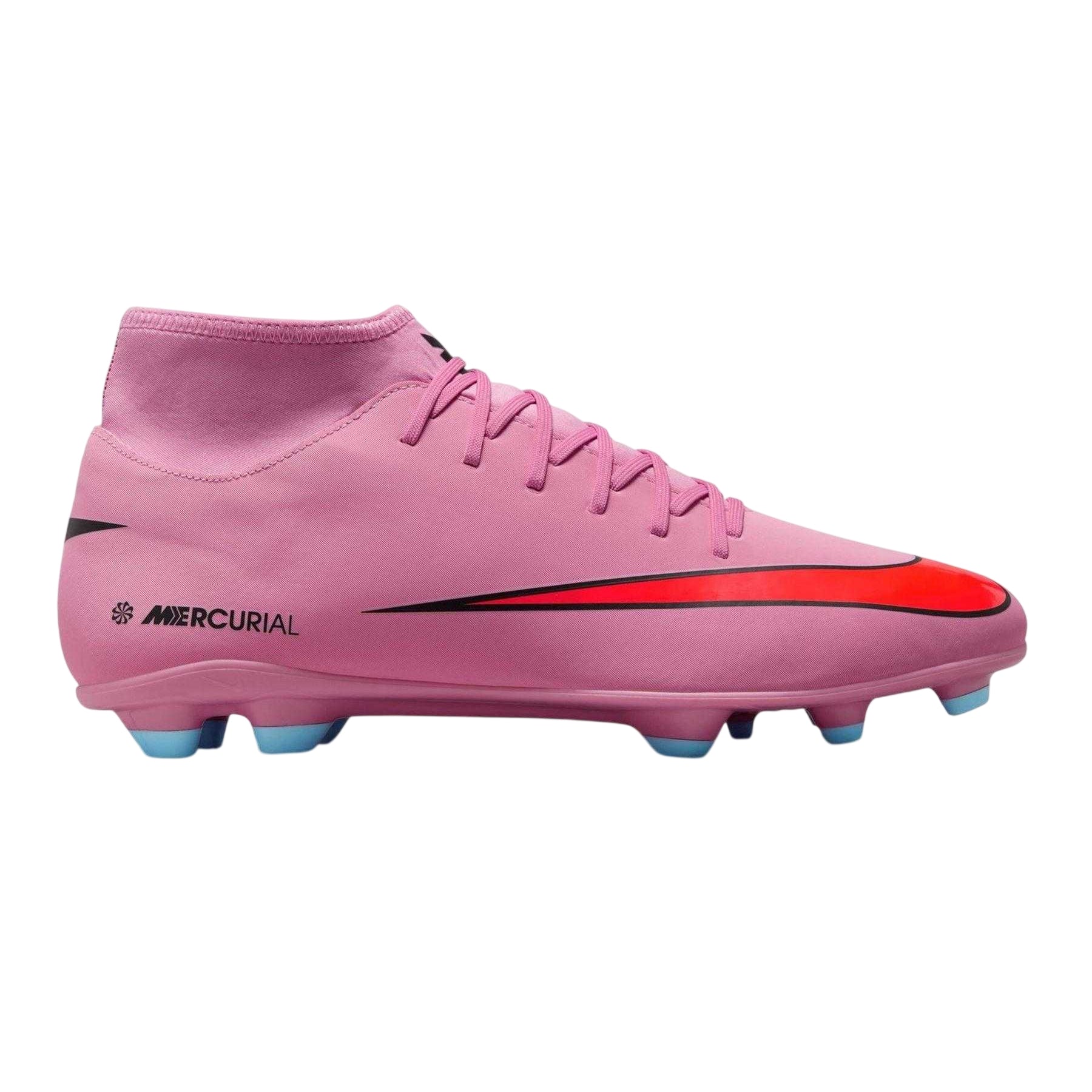 Flamingo Pink - Front - Nike Mens Mercurial Football Boots
