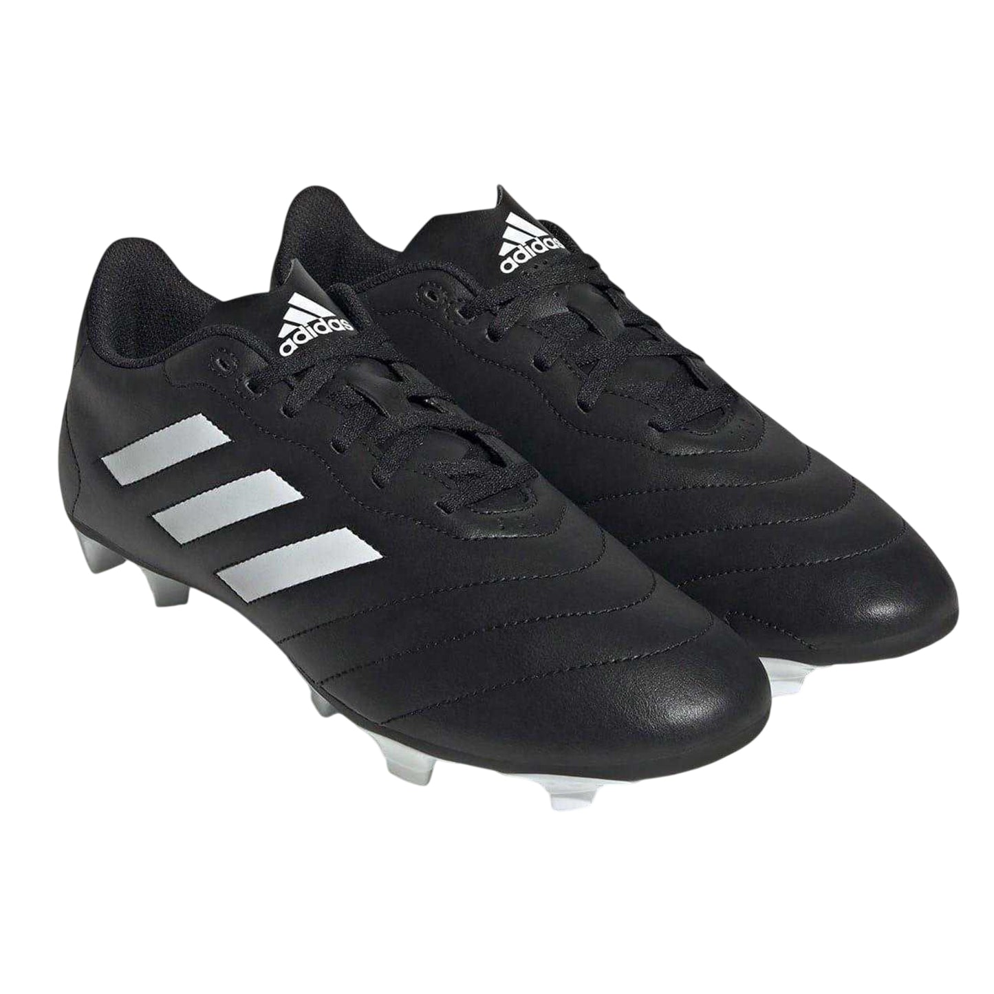 Black-White - Pack Shot - Adidas Mens Goletto VIII Firm Ground Football Boots