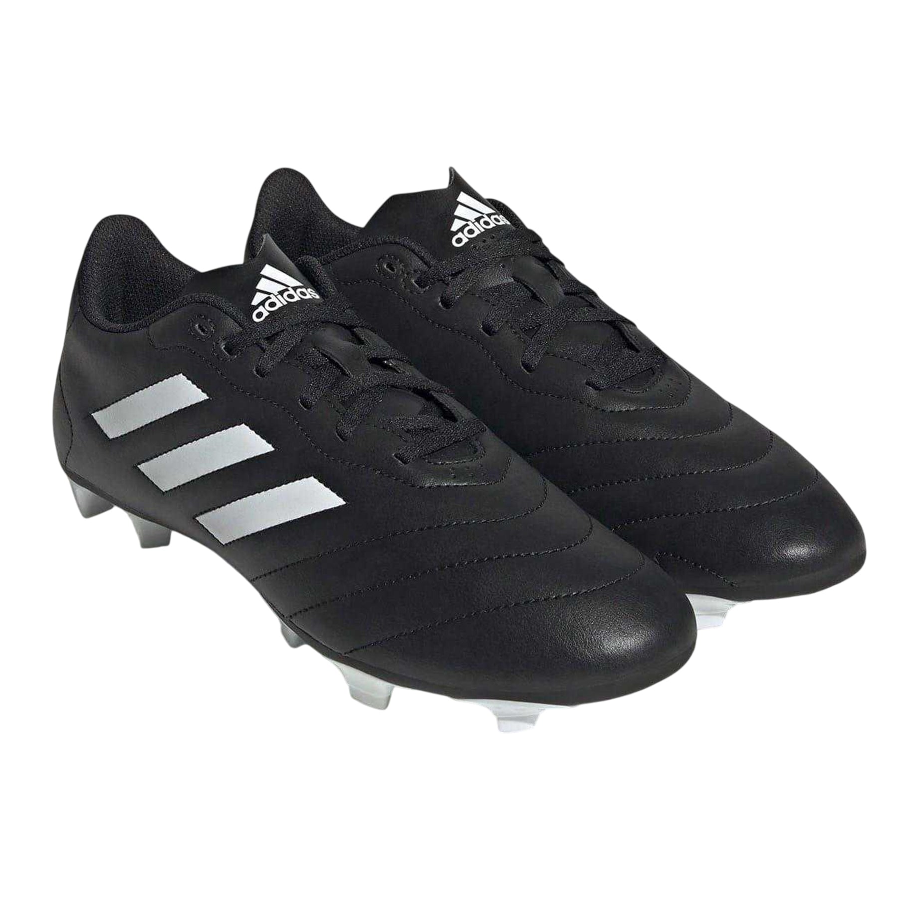 Black-White - Pack Shot - Adidas Mens Goletto VIII Firm Ground Football Boots