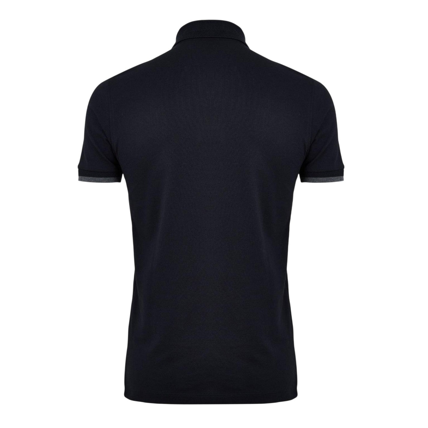 Blue - Back - Boss Mens Phillipson Collared Polo Shirt