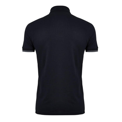 Blue - Back - Boss Mens Phillipson Collared Polo Shirt