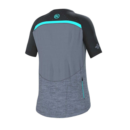 Black - Back - Bicycle Line Womens-Ladies Pedavena Colour Block Cycling Jersey