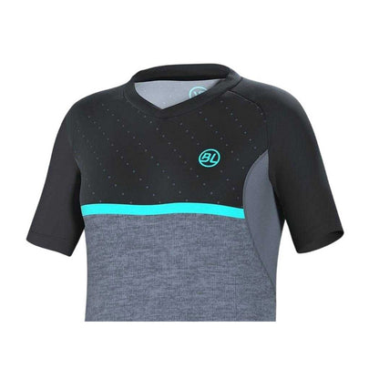 Black - Side - Bicycle Line Womens-Ladies Pedavena Colour Block Cycling Jersey