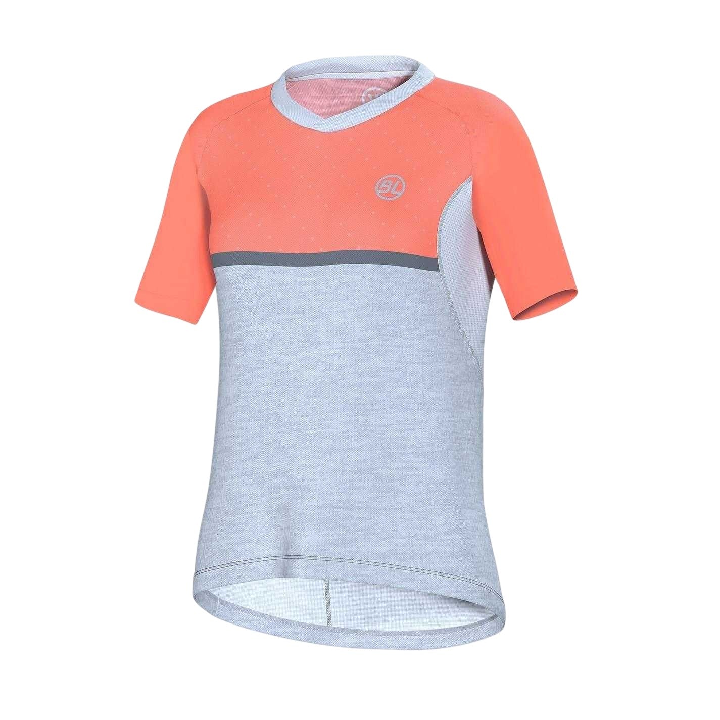 Red - Front - Bicycle Line Womens-Ladies Pedavena Colour Block Cycling Jersey