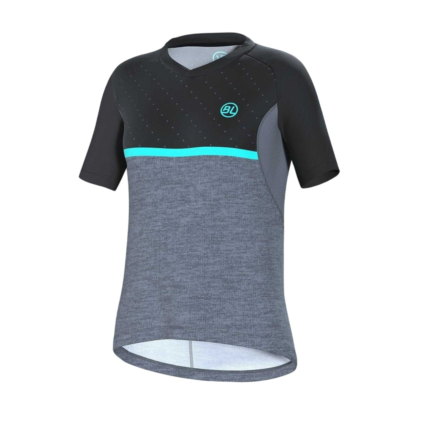 Black - Front - Bicycle Line Womens-Ladies Pedavena Colour Block Cycling Jersey
