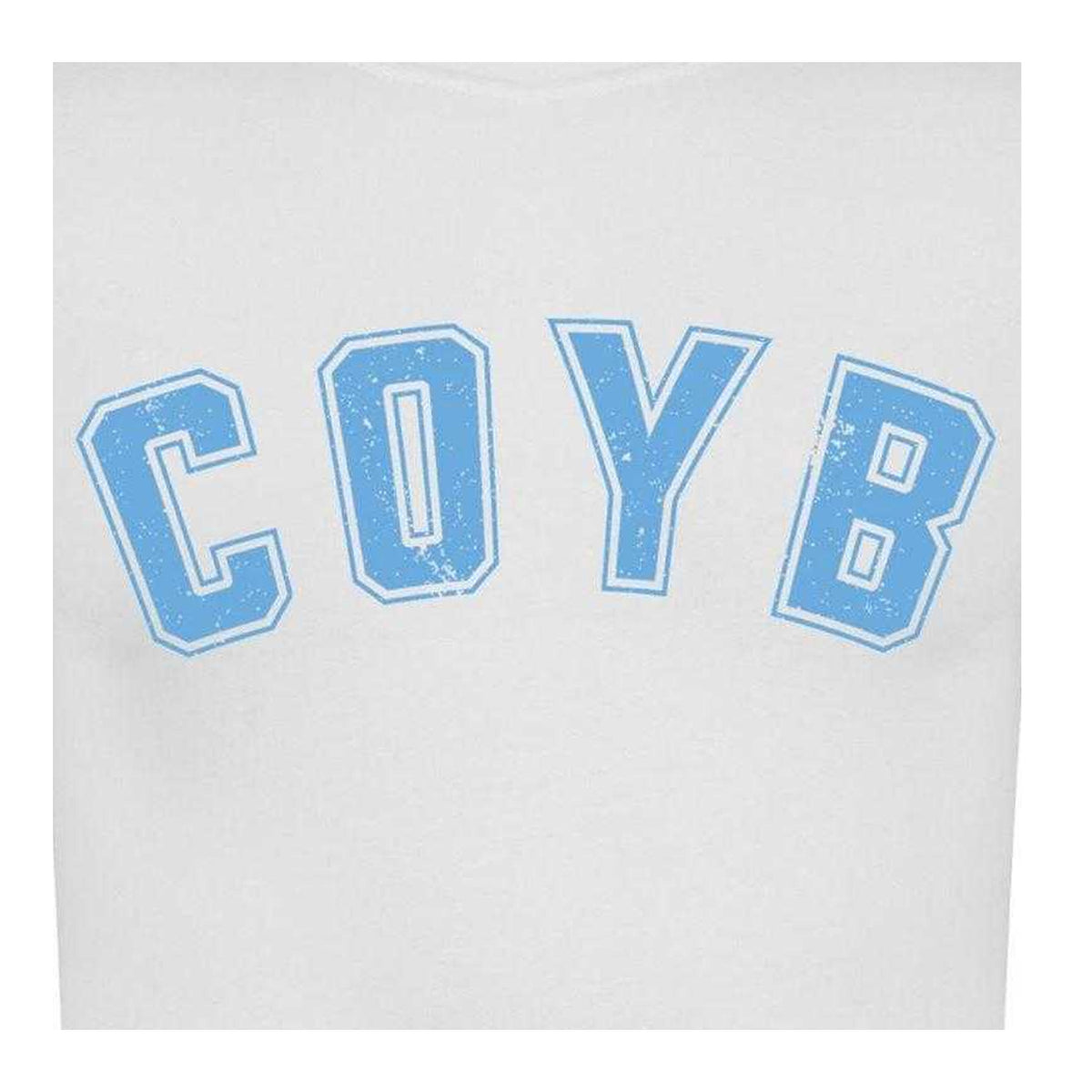 White-Blue - Side - Everton FC Mens COYB Text T-Shirt