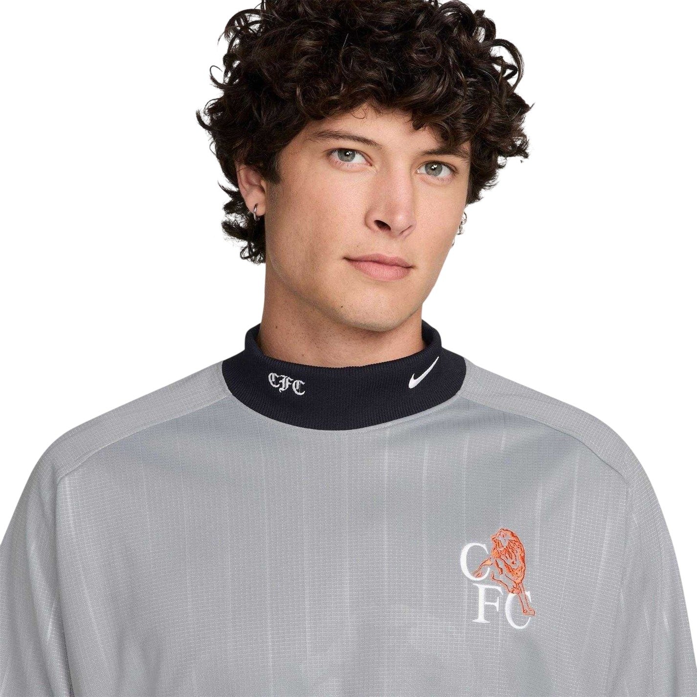 Grey-Orange - Lifestyle - Nike Mens 2025-2026 Chelsea FC Goalkeeper Jersey